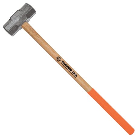 WARWOOD TOOL 10 lb Grade B Double Face Sledge, 36 Hickory Safety Grip Handle 53442